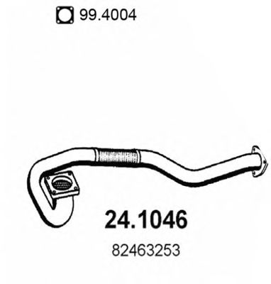 Exhaust Pipe 24.1046