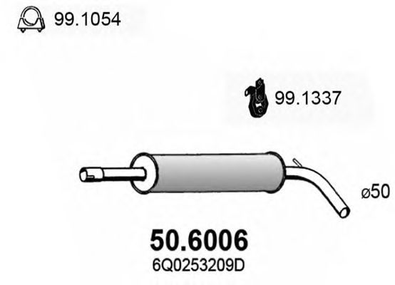 Middle Silencer 50.6006