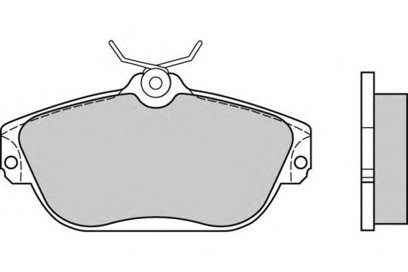 Комплект тормозных колодок, дисковый тормоз 12-0582