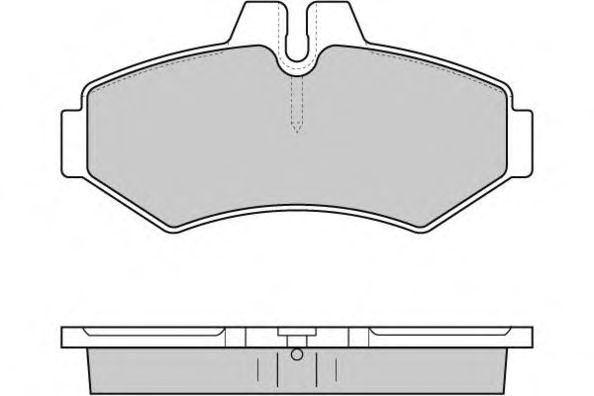 Комплект тормозных колодок, дисковый тормоз 12-0845