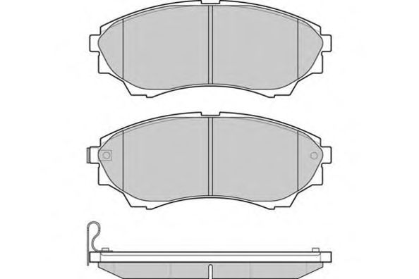 Brake Pad Set, disc brake 12-1232
