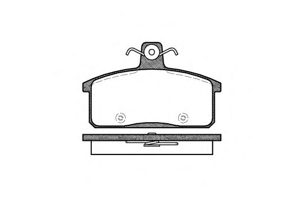 Комплект тормозных колодок, дисковый тормоз P0283.50