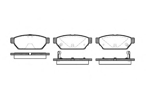 Комплект тормозных колодок, дисковый тормоз P5403.02