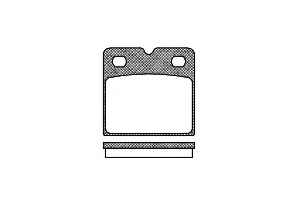 Комплект тормозных колодок, дисковый тормоз P11673.00