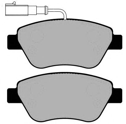 Комплект тормозных колодок, дисковый тормоз PA1306