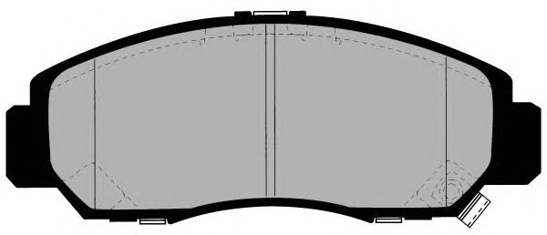 Комплект тормозных колодок, дисковый тормоз PA1346