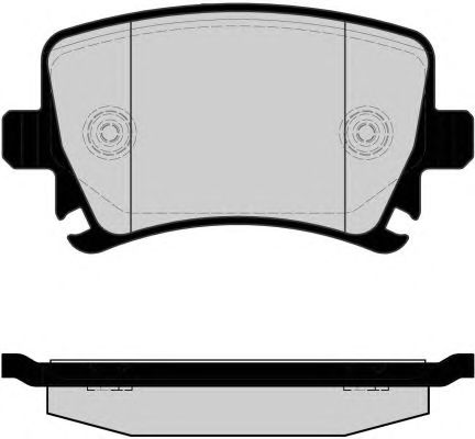 Brake Pad Set, disc brake PA1560