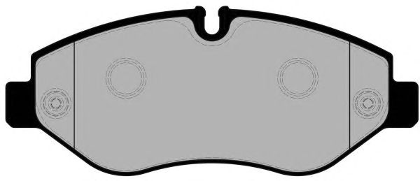 Комплект тормозных колодок, дисковый тормоз PA1786