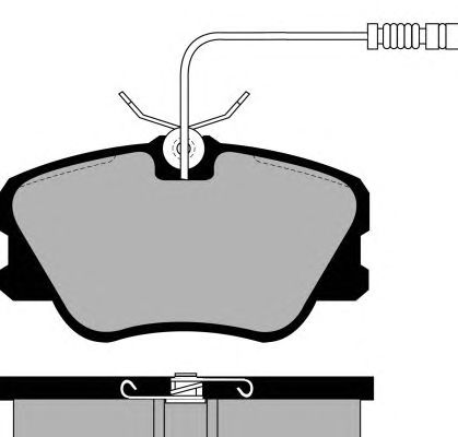 Комплект тормозных колодок, дисковый тормоз PA532