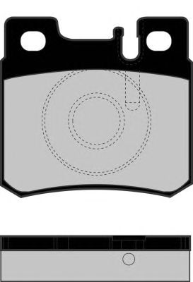 Комплект тормозных колодок, дисковый тормоз PA774