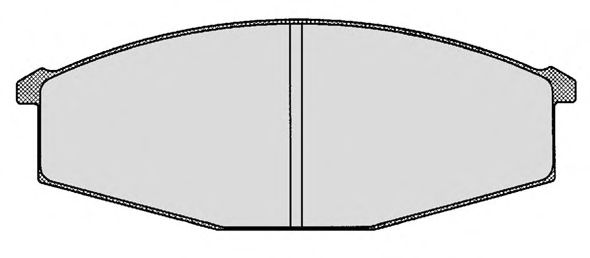 Комплект тормозных колодок, дисковый тормоз 525.0