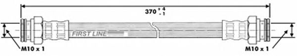 Tubo flexível de travão FBH6295