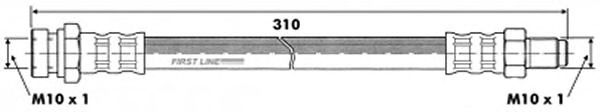 Тормозной шланг FBH6324