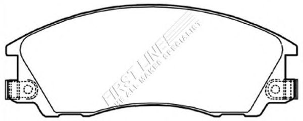 Комплект тормозных колодок, дисковый тормоз FBP3474