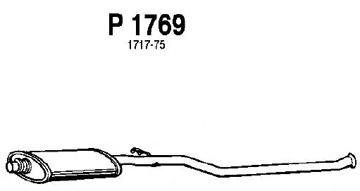 Mittelschalldämpfer P1769