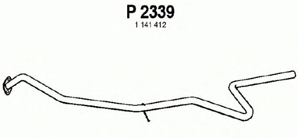 Eksosrør P2339