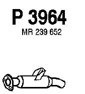 Silencieux arrière P3964