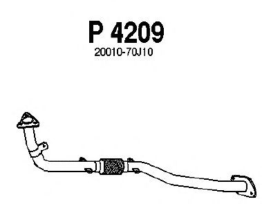 Tubo gas scarico P4209
