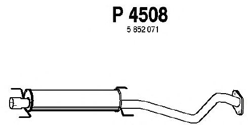 silenciador del medio P4508