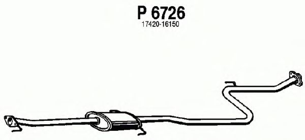 Middle Silencer P6726