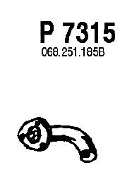 Tubo gas scarico P7315