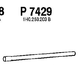 Tubo gas scarico P7429