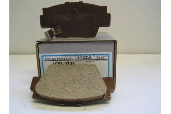 Комплект тормозных колодок, дисковый тормоз 1083-0104