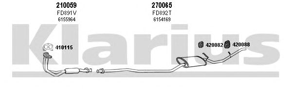 Exhaust System 360521E