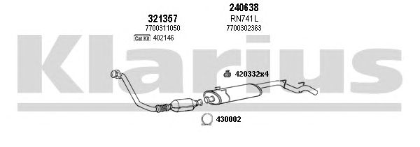 Exhaust System 720814E