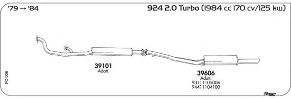 Exhaust System PO008