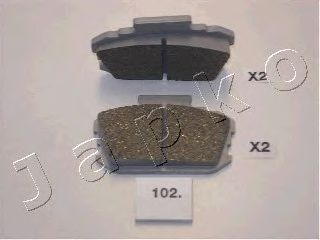 Комплект тормозных колодок, дисковый тормоз 50102