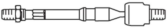 Articulação axial, barra de acoplamento 2055