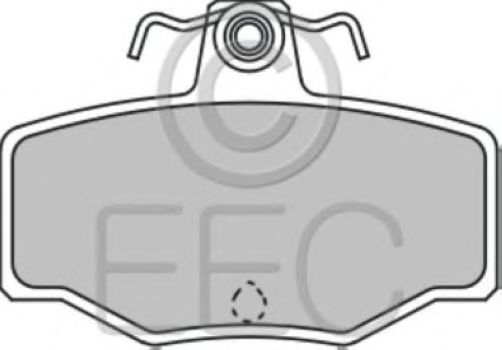 Комплект тормозных колодок, дисковый тормоз BRP0693