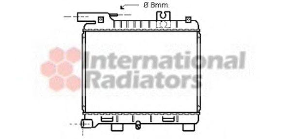Radiator, engine cooling 06002055