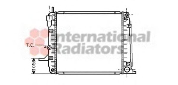 Radiator, engine cooling 18002192