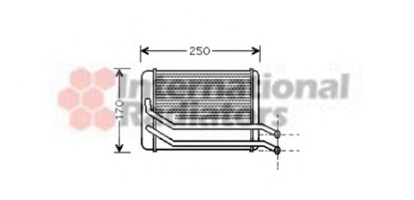 Permutador de calor, aquecimento do habitáculo 82006118