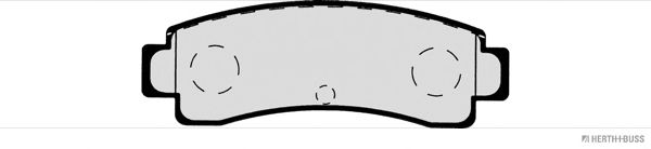 Комплект тормозных колодок, дисковый тормоз J3611033