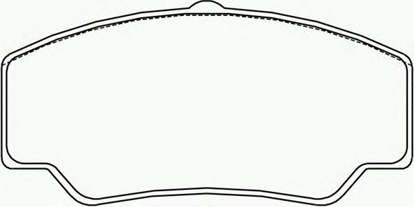 Комплект тормозных колодок, дисковый тормоз P 24 023