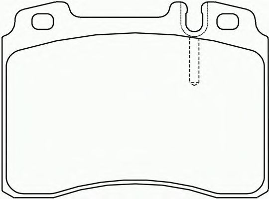 Комплект тормозных колодок, дисковый тормоз P 50 022