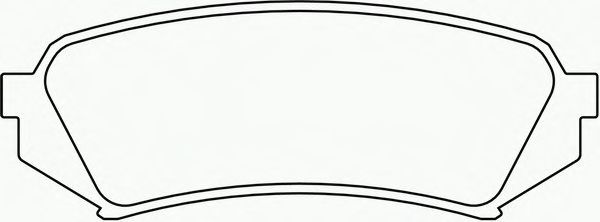 Комплект тормозных колодок, дисковый тормоз P 83 049