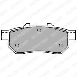 Brake Pad Set, disc brake LP1456