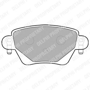 Brake Pad Set, disc brake LP1682