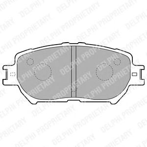 Brake Pad Set, disc brake LP1738