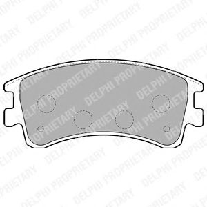 Brake Pad Set, disc brake LP1799