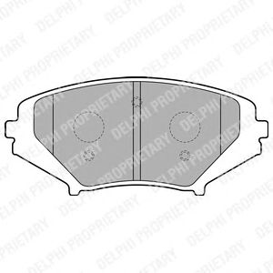 Brake Pad Set, disc brake LP1867