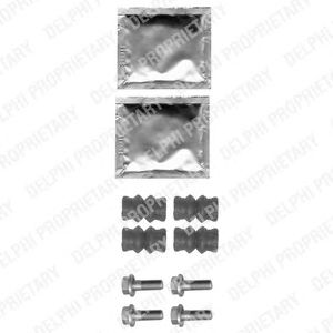 Kit de acessórios, pastilhas de travão LX0356