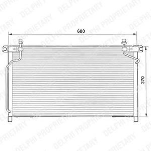 Condensator, airconditioning TSP0225472