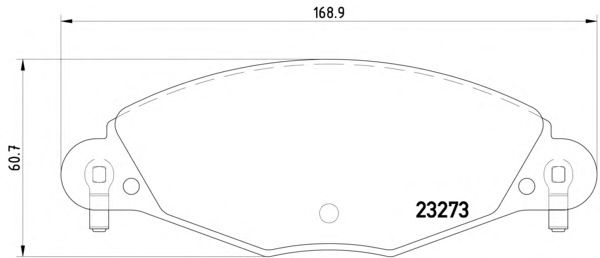 Kit de plaquettes de frein, frein à disque 8DB 355 019-421
