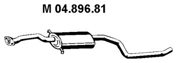Средний глушитель выхлопных газов 04.896.81