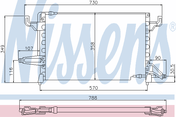 Condenseur, climatisation 94101